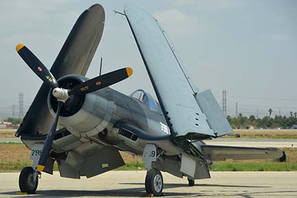 Vought F4U-1A Corsair NX83782, April 29, 2016